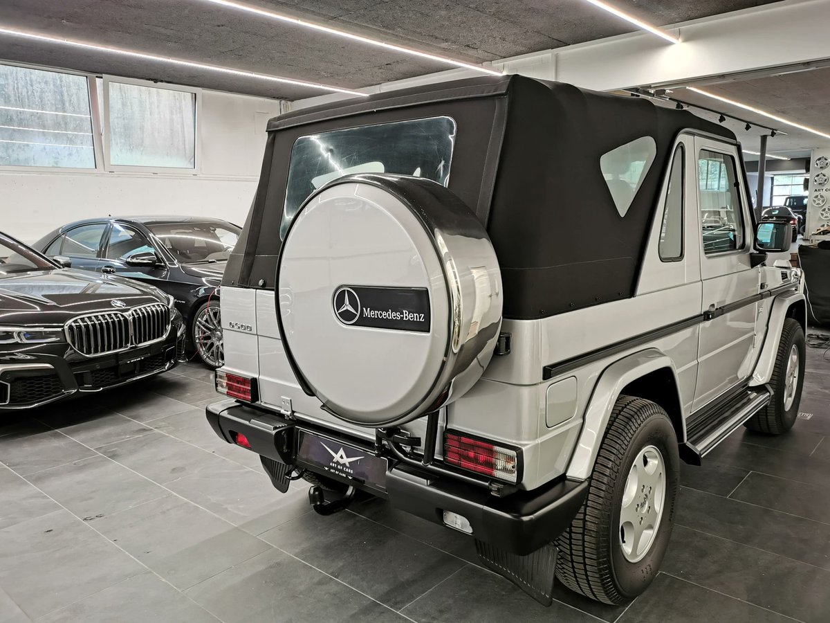 MERCEDES-BENZ G 300 TD Cabrio 
1ner von 67 STK., Sammlerfahrzeug
CHF 249'900.–

©by ART OF CARS AG, 8302 ZÜRICH-KLOTEN
