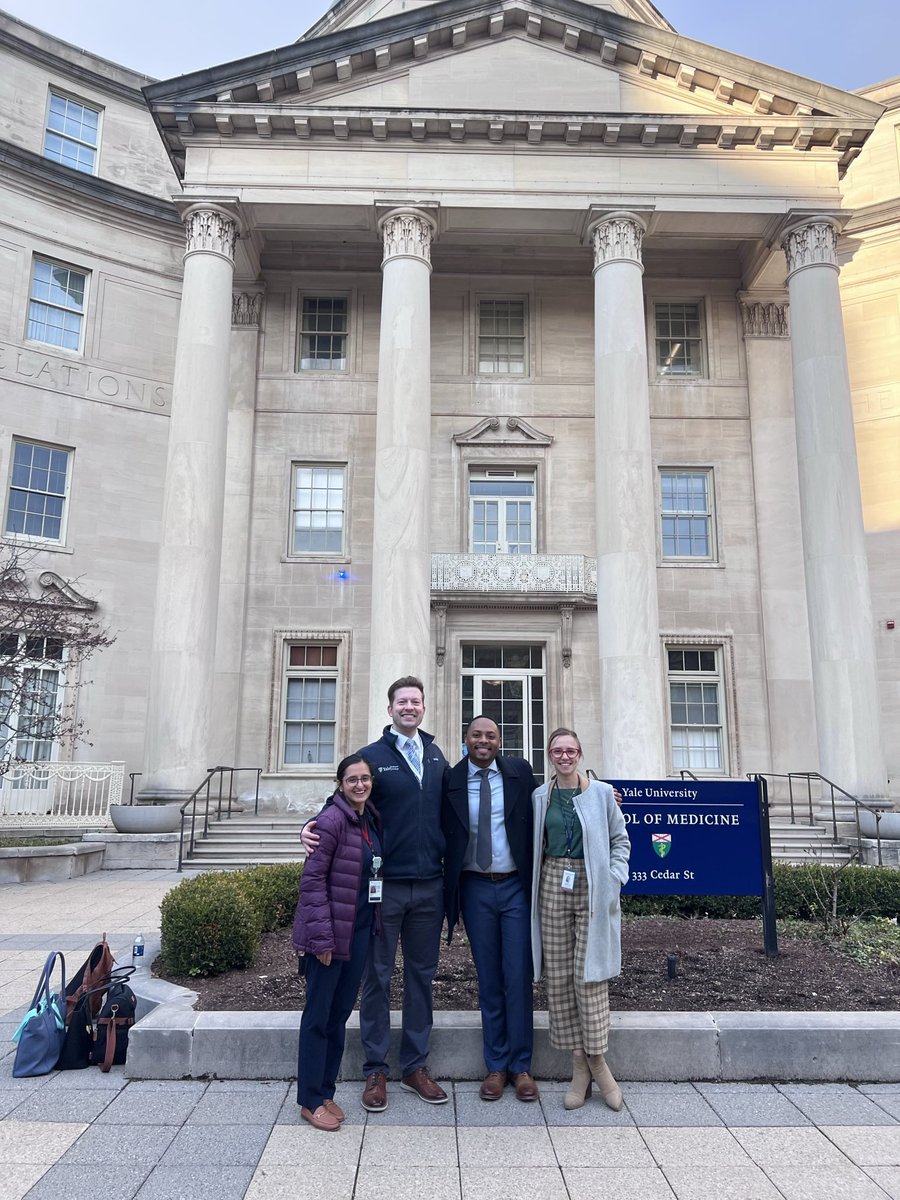 Yale Radiation Oncology Residency (@yaleradonc) on Twitter photo Residents from two of the oldest #RadOnc programs in the country supporting each other! We had a great evening coming out to see <a href="/ZacharyBWhiteII/">Zachary B. White II, MD, MS</a> (<a href="/StanfordRO_Res/">Stanford Radiation Oncology Residents</a>) give an inspiring talk at Yale, reminding us of the importance of persistence, patience, and purpose in medicine🔥 Residents from two of the oldest #RadOnc programs in the country supporting each other! We had a great evening coming out to see <a href="/ZacharyBWhiteII/">Zachary B. White II, MD, MS</a> (<a href="/StanfordRO_Res/">Stanford Radiation Oncology Residents</a>) give an inspiring talk at Yale, reminding us of the importance of persistence, patience, and purpose in medicine🔥