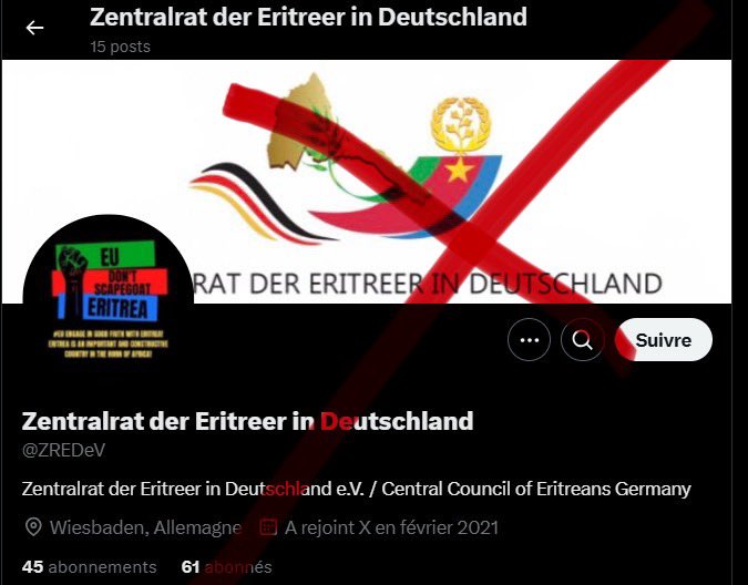 YemaneMiki's tweet photo. Razzien gegen eritreische Geflüchtete – aber Regime-Netzwerke bleiben verschont?
Vereine wie der  Zentralrat vertreten nicht die Opfer – sie sprechen mit der Stimme der Diktatur.

Das ist kein Schutz, das ist ein gefährlicher Fehler.

@BMI_Bund @Baerbock @BMJ_Bund @derspiegel @amnesty_de

#BlueRevolution #TransnationalRepression #NoMorePFDJTerror #NoMorePFDJPropaganda 
@Bundeskanzler @bundesrat @BMI_Bund @GrueneBundestag @_FriedrichMerz @spdbt 
@hessencam @tagesschau 
@welt @DeutscheWelle @PP_Stuttgart @jlugiessen @MarcoBuschmann @GBA_b_BGH
@_FriedrichMerz @Markus_Soeder

#StopptRegimeNetzwerke #SchütztDieOpfer #Eritrea
