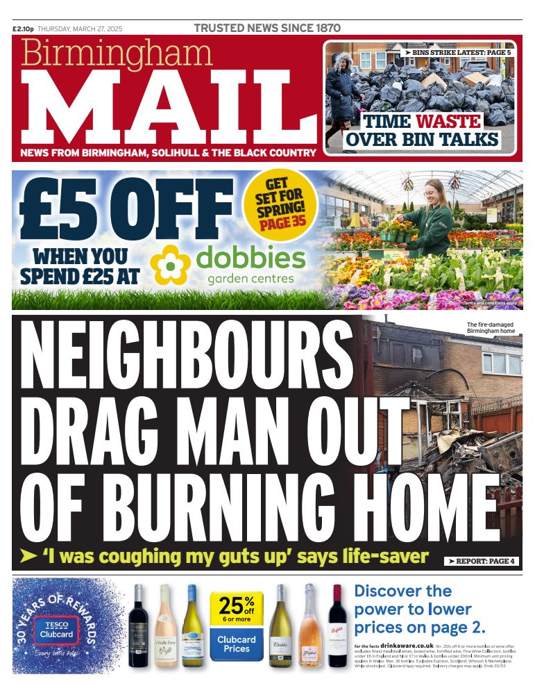 naomi_desouza's tweet image. Met some unbelievable residents at house fire wreckage scene in Birmingham yesterday.
They calmly revealed they ran in and pulled their neighbour out of his burning house. He is now recovering in hospital.
On the Birmingham Mail splash today @birmingham_live