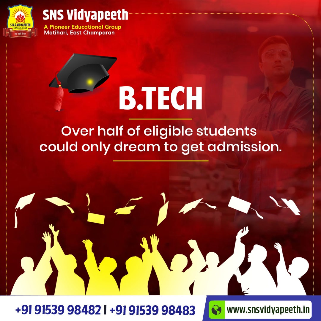 snsvidyapeeth1's tweet image. 👉B.TECH

Over half of eligible students could only dream to get admission.

+91 91539 984821, +91 9153998483
snsvidyapeeth.in

#snsvidyapeeth #bacheloroftechnology #admission #students #dream