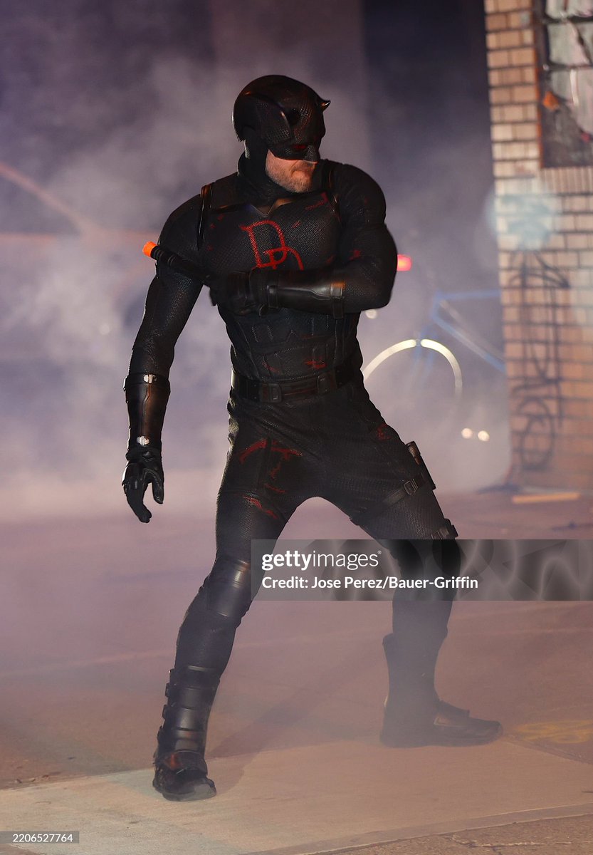 NEW Charlie Cox is seen filming at the "Daredevil: Born Again Season 2 ...