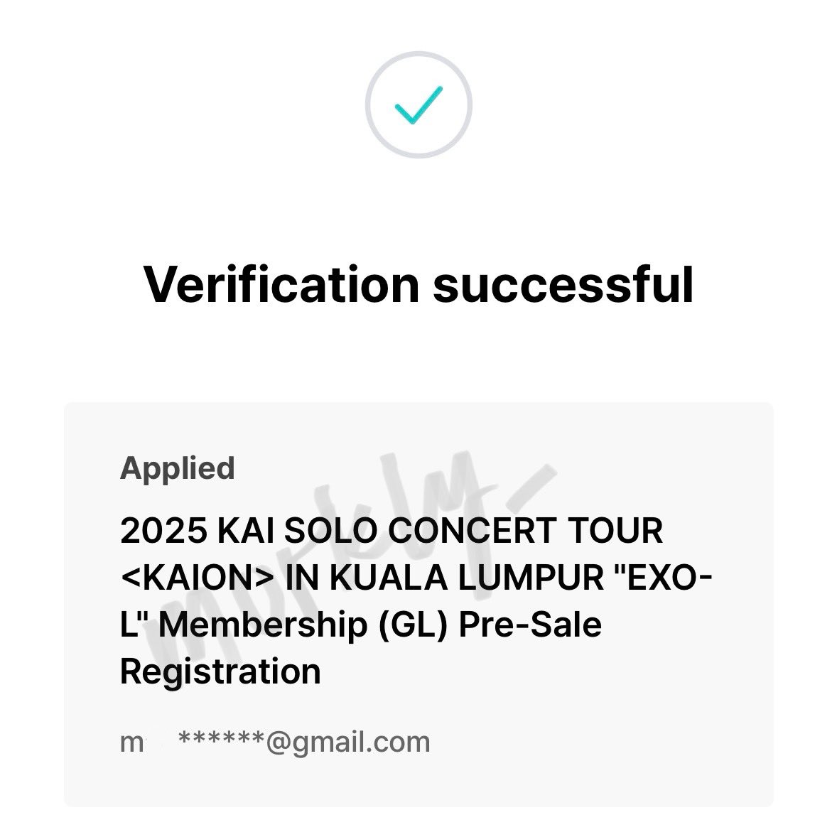 morkly_'s tweet photo. WTS LFB

2024 KAI Solo Concert Tour ‘KAION’ in KUALA LUMPUR Weverse Membership Pre-Sale Code

💚 $8 USD
💚 payment via paypal f&amp;f

🏷️ ww kai jongin kaion con tix ticket exo presale wv exol exo-l kl malaysia

#KAI #EXO #KAION https://t.co/N9ZttmWTyV