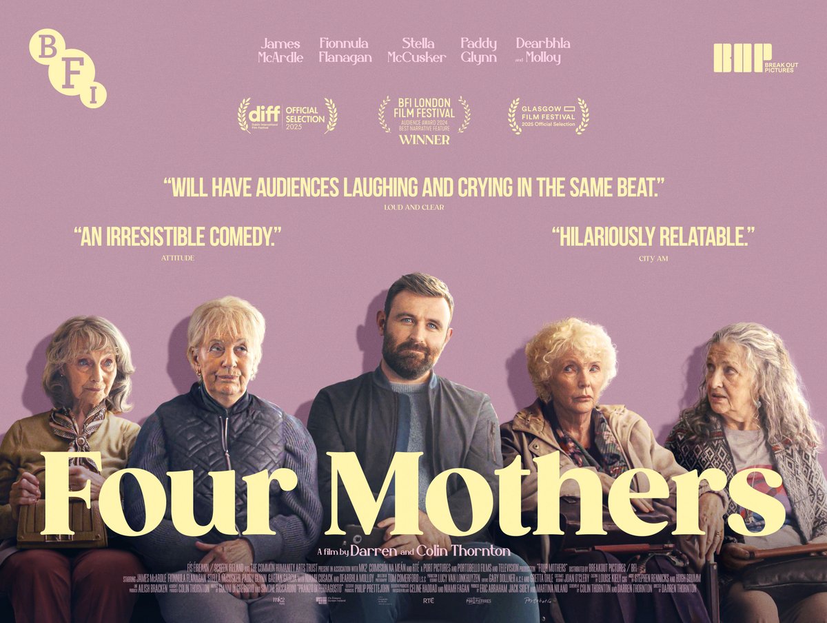 Looking forward to seeing our Academy Members at tonight's special #FourMothers screening with thanks to <a href="/BOPictures/">Break Out Pictures</a> 

A film by Darren Thornton (A Date for Mad Mary), Four Mothers is in cinemas from April 4th.

#IFTA