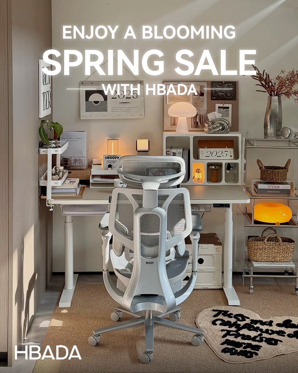 🌸 Spring Sale Ending Soon – Don’t Miss Out! 🌸  The clock is ticking! Our huge Spring Sale on Hbada Ergonomic Chairs is almost over, and so are the $400 OFF savings!   👉 Tap the link in bio to shop now and enjoy the comfort you deserve! 💐