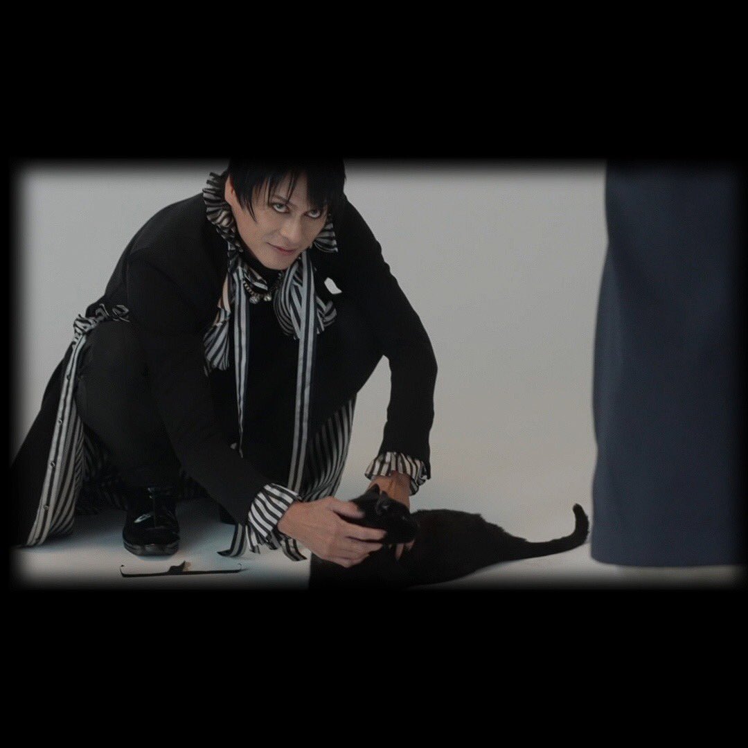 _White_Sakurai_'s tweet photo. 🌸A little spoiler from the credits to the first part of the documentary — NEW WORLD I — 🌸

#櫻井敦司 
＃猫 
 #バクチク https://t.co/cOcLLtICvC