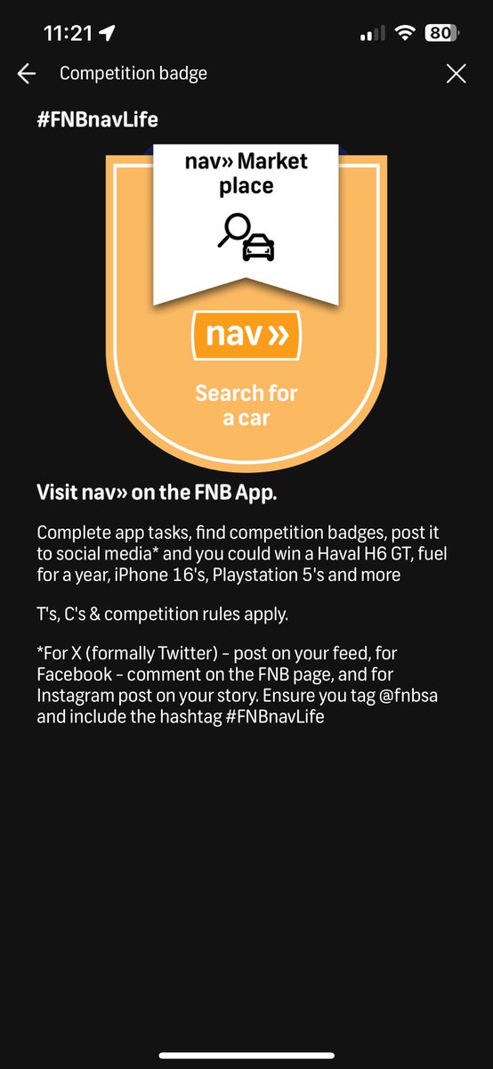 <a href="/FNBSA/">FNB South Africa</a> #FNBnavLife #HelpChangesEverything