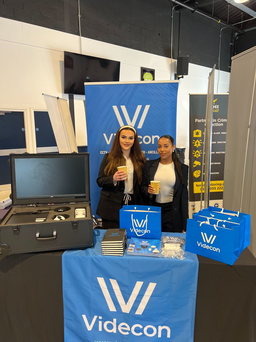 videcon_ltd's tweet image. Elisha and Sasha are representing Videcon at the Skills for Security event today at Bescot Stadium ✨

As a proud main sponsor, we’re excited to support the future of Skills for Security!

#Videcon #SkillsforSecurity