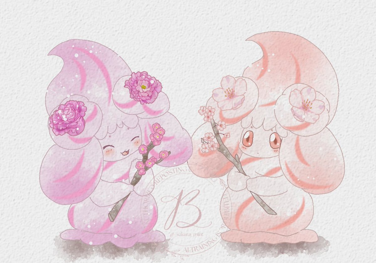 _sakura_mint's tweet photo. 桜(    ᷄ᾥ ᷅  ︎🫶🏻)𝑩𝑰𝑮 𝑳𝑶𝑽𝑬______🌸
#桜の日  
#春色ポケモン
#桜ポケセン https://t.co/t9m9mXqOkP