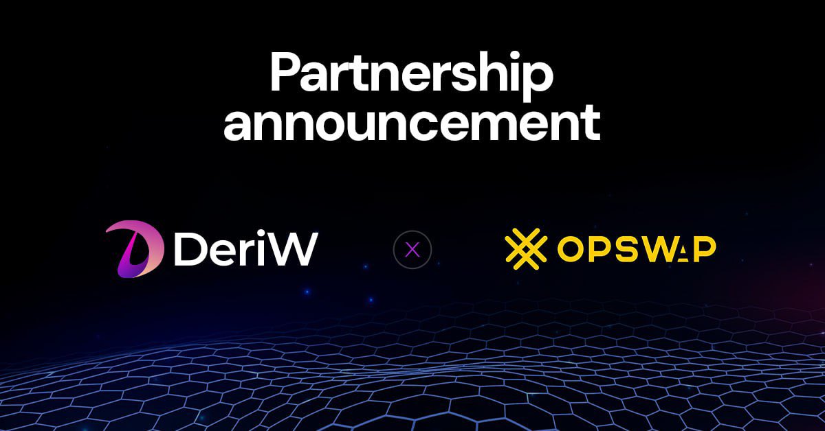 DeriWOfficial's tweet photo. We’re excited to partner with @Opswap_protocol — an AI-enhanced, cross-chain DEX aggregator built for the opBNB ecosystem.🚀

Together, we’re pushing the boundaries of secure, efficient, and frictionless multi-chain trading💪

Stay tuned for what’s next!
#DeriW #OpSwap #DeFi #DEX #opBNB