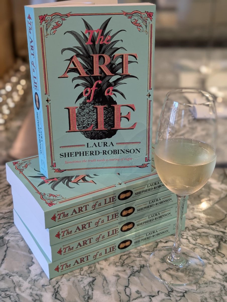 Yesterday my publisher had an AMAZING afternoon tea for me at Fortnum’s to introduce some fab book people to THE ART OF A LIE. We had champagne &amp; cake and mini knickerbocker-glories that were anything but! Sugar comas all round but a brilliant day 💚🍦🍍