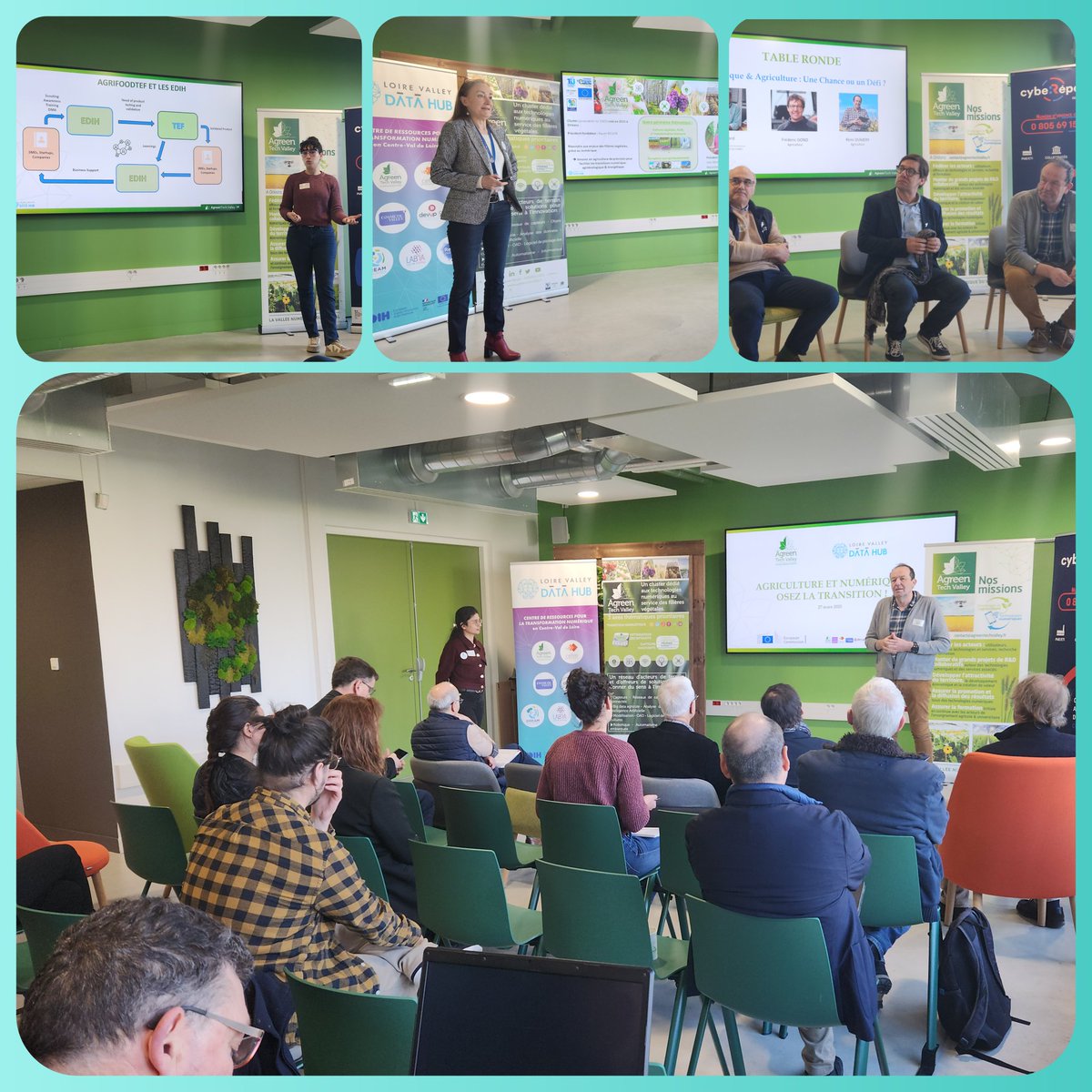 Loire Valley Data Hub (@edih_lvdh) on Twitter photo Numérique & Agriculture – Osez la Transition : une matinée riche en échanges pour explorer les solutions concrètes qui peuvent accélérer votre transition numérique et booster votre activité <a href="/AgreentechV/">AgreenTech Valley</a> <a href="/EDIH_LVDH/">Loire Valley Data Hub</a> Numérique & Agriculture – Osez la Transition : une matinée riche en échanges pour explorer les solutions concrètes qui peuvent accélérer votre transition numérique et booster votre activité <a href="/AgreentechV/">AgreenTech Valley</a> <a href="/EDIH_LVDH/">Loire Valley Data Hub</a>