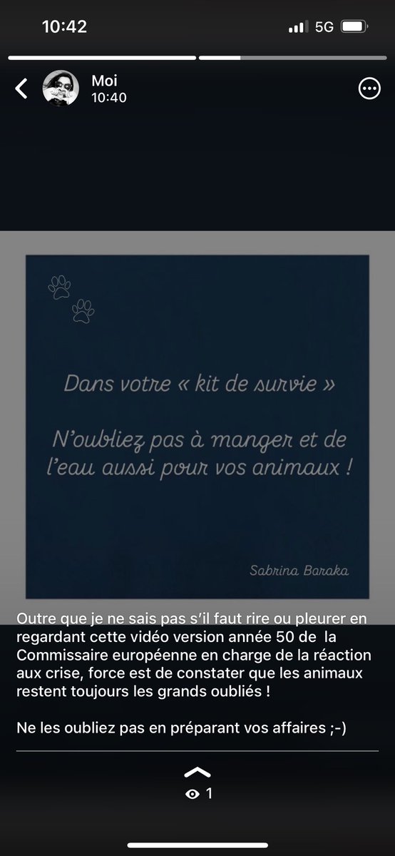 Les animaux, ces éternels oubliés de l’espèce humaine et des politiques européennes !
<a href="/vonderleyen/">Ursula von der Leyen</a> <a href="/hadjalahbib/">Hadja Lahbib</a> 

#KitDeSurvie #bienetreanimal