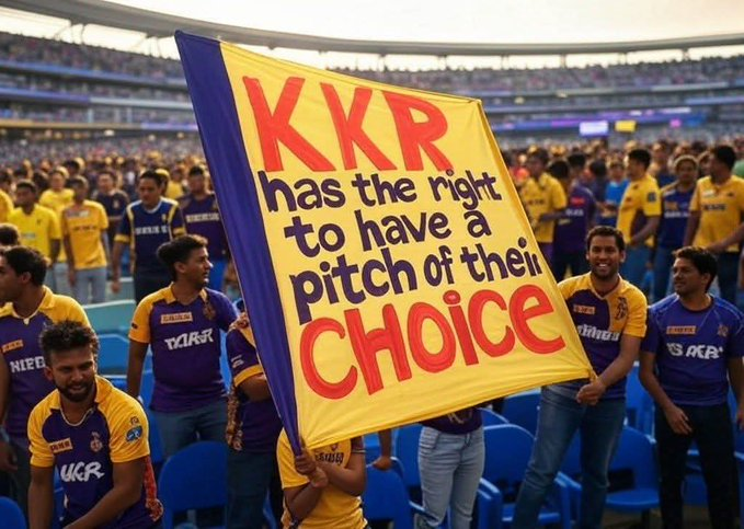 imvivekvikash's tweet photo. To every KKR fan,
Tweet #ShameOnCAB 

KKR DESERVES HOME ADVANTAGE AT EDEN GARDENS!!!

Get Sujan Mukherjee out, or convince him to make a KKR friendly pitch. Every team gets home advantage at their pitches, except KKR.

#ShameOnCAB #Argentina #Peddi #SRHvsLSG #HappyBirthdayRamCharan