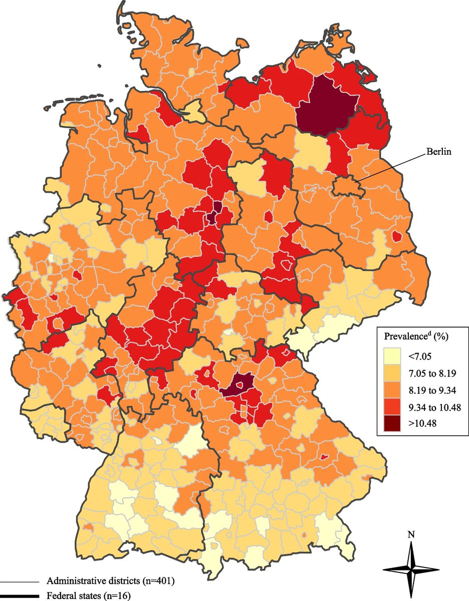 In this recently published article, Akmatov et al. assess the prevalence of #AutoimmuneDiseases in Germany using nationwide claims data. Their study finds significant sex and regional differences, with higher rates in women and in East vs. West Germany. ➡️ link.springer.com/article/10.100…