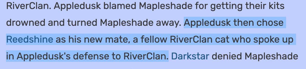 the wc wiki not acknowledging that appledusk is a cheater i cant breathe did appledusk himself write this