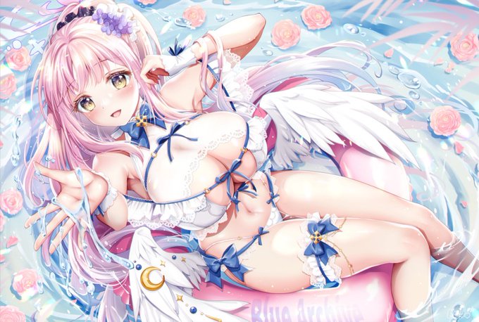 創作水着×ミカ💫
ピンク髪ミカと水面の水色の組み合わせがお気に入りポイント !
#上手いとか下手とかそういうのは関係なく自分が気に入っている絵 