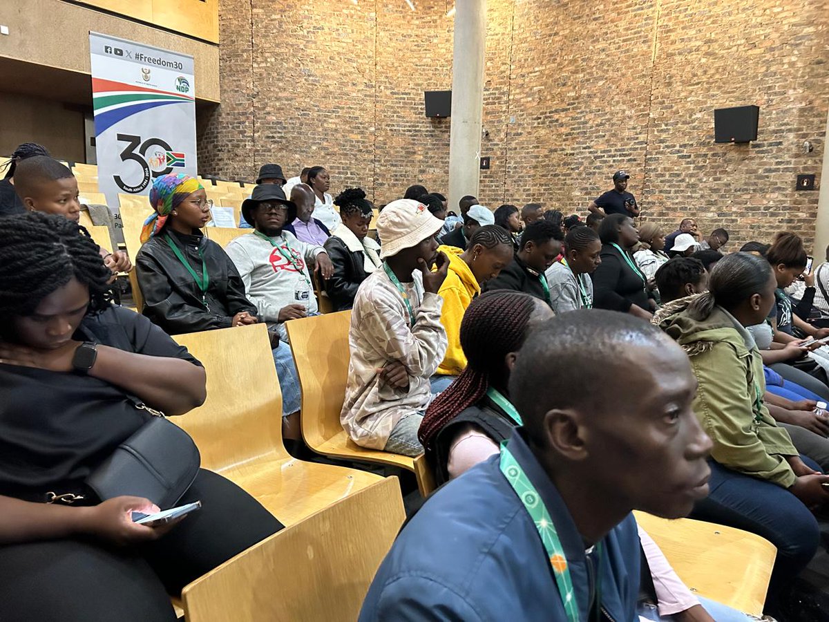 GCISGauteng's tweet image. #30yearsoffreedom 30 years of Freedom youth dialogue under the theme 'Youth and Economy"... at Apartheid Museum,  in Ormonde Johannesburg South, engaging in economic challenges and possible opportunities for youth. @CityofJoburgZA @GautengProvince @GCIS_Ekurhuleni @GCIS_IRC