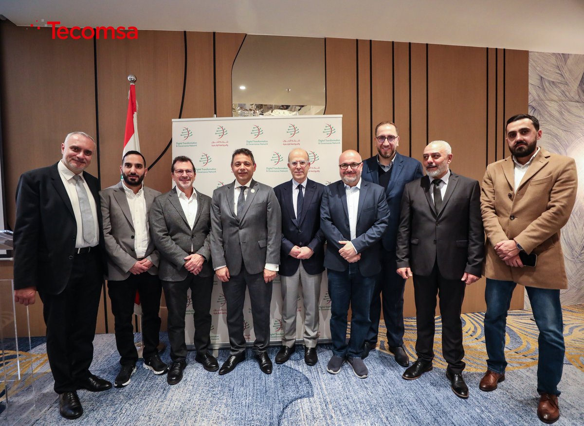 tecomsa's tweet photo. شارك السيد حسن دياب المدير التنفيذي لشركة تيكومسا في الإفطار السنوي الذي نظمته شبكة التحول والحوكمة الرقمية في لبنان في فندق "فوكو"، بحضور نخبة من الشخصيات السياسية والأكاديمية والاقتصادية، في لقاء جمع بين رمزية عيد البشارة وشهر رمضان المبارك.

#tecomsa #iftar #ramadan #event https://t.co/hsOwnEZUj4