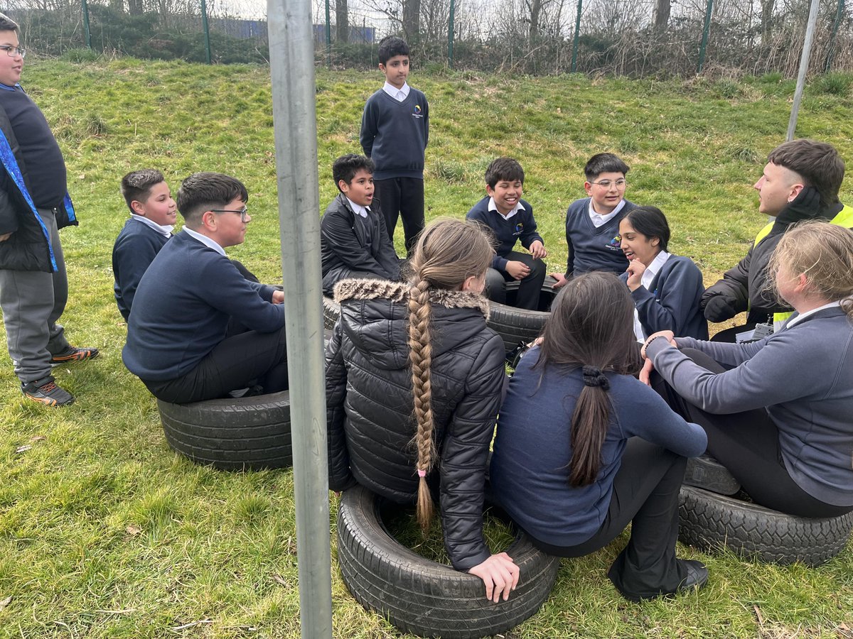 GPAPeterborough's tweet photo. The children have been having lots of fun with the new tyres at break and lunchtimes! They have been playing lots of imaginative and creative games with them! ✨👍

#Growth #TDETAcademies https://t.co/Vy8exnrFSf