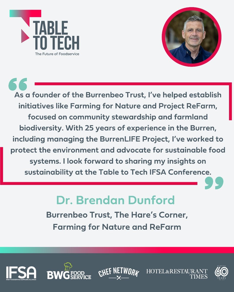 catexexhibition's tweet image. MEET DR. BRENDAN DUNFORD

Don’t miss out—grab your ticket now! Click the link in our bio.

#FutureOfFoodservice #IFSAConference #TableToTech #Sustainability #FarmingForNature #FoodSystems