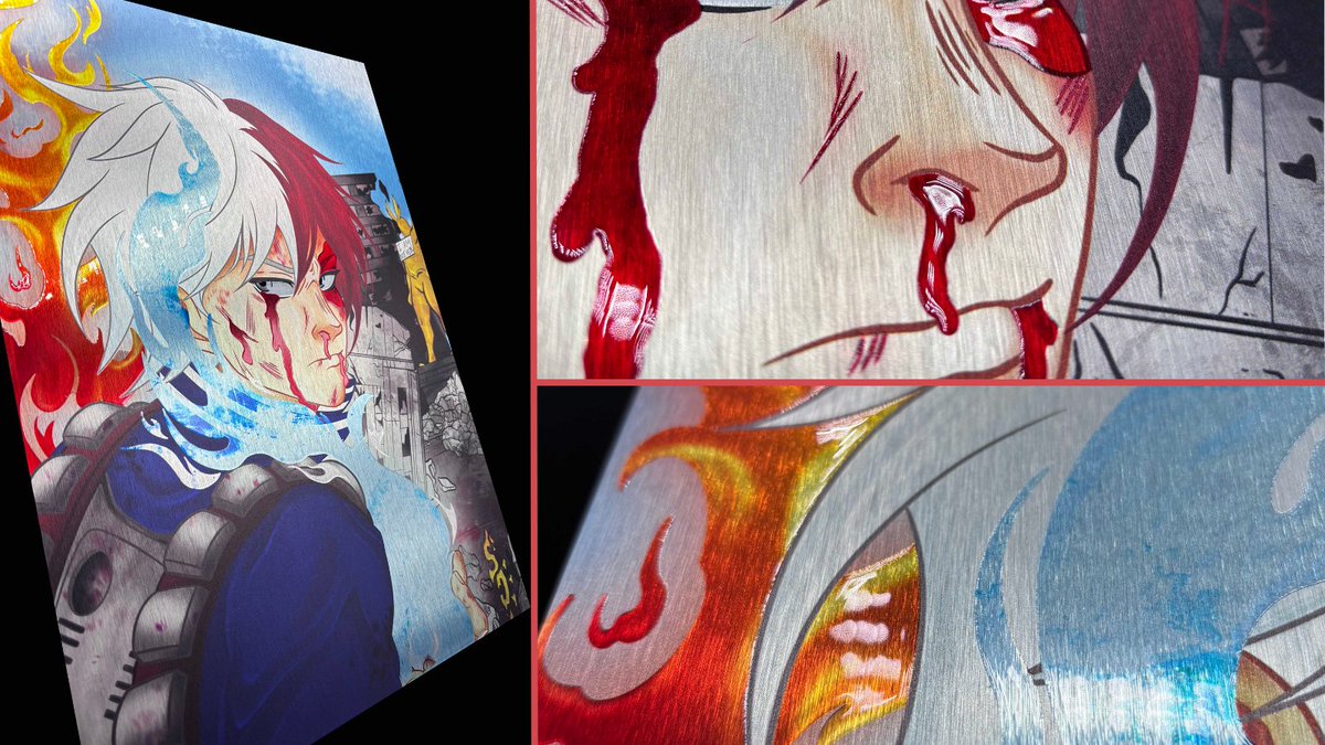 STUDIOLUMINA's tweet image. 🔥 Todoroki enflamme la galerie ! ❄️🔥

Entre glace et feu, Shoto impose son style dans une œuvre intense et percutante. Un incontournable pour les fans de My Hero Academia ! 💥

⚡ Dispo maintenant sur 👉 studioluminas.com

#MHA #Todoroki #Art #Luminas