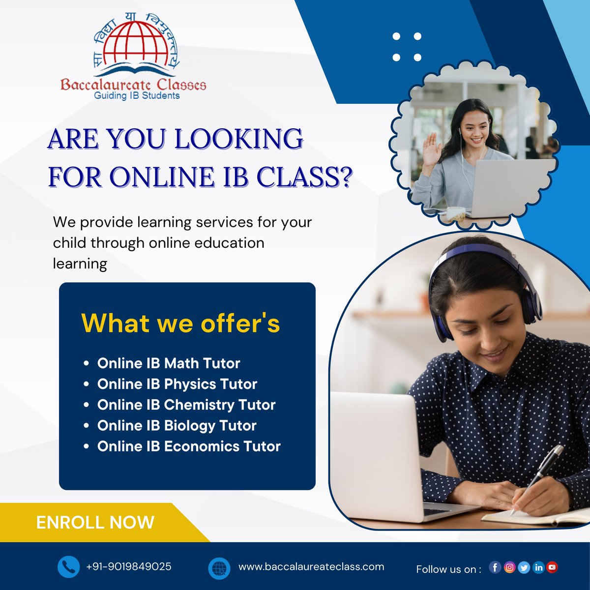 bclasses4ib's tweet image. 🎓 Looking for Online IB Classes? 📚

🔎 What We Offer:

✅ Online IB Math Tutor
✅ Online IB Physics Tutor
✅ Online IB Chemistry Tutor
✅ Online IB Biology Tutor
✅ Online IB Economics Tutor

📞 Enroll Now! Call us at +91-9019849025
🌐 Visit: baccalaureateclass.com

#IBClasses
