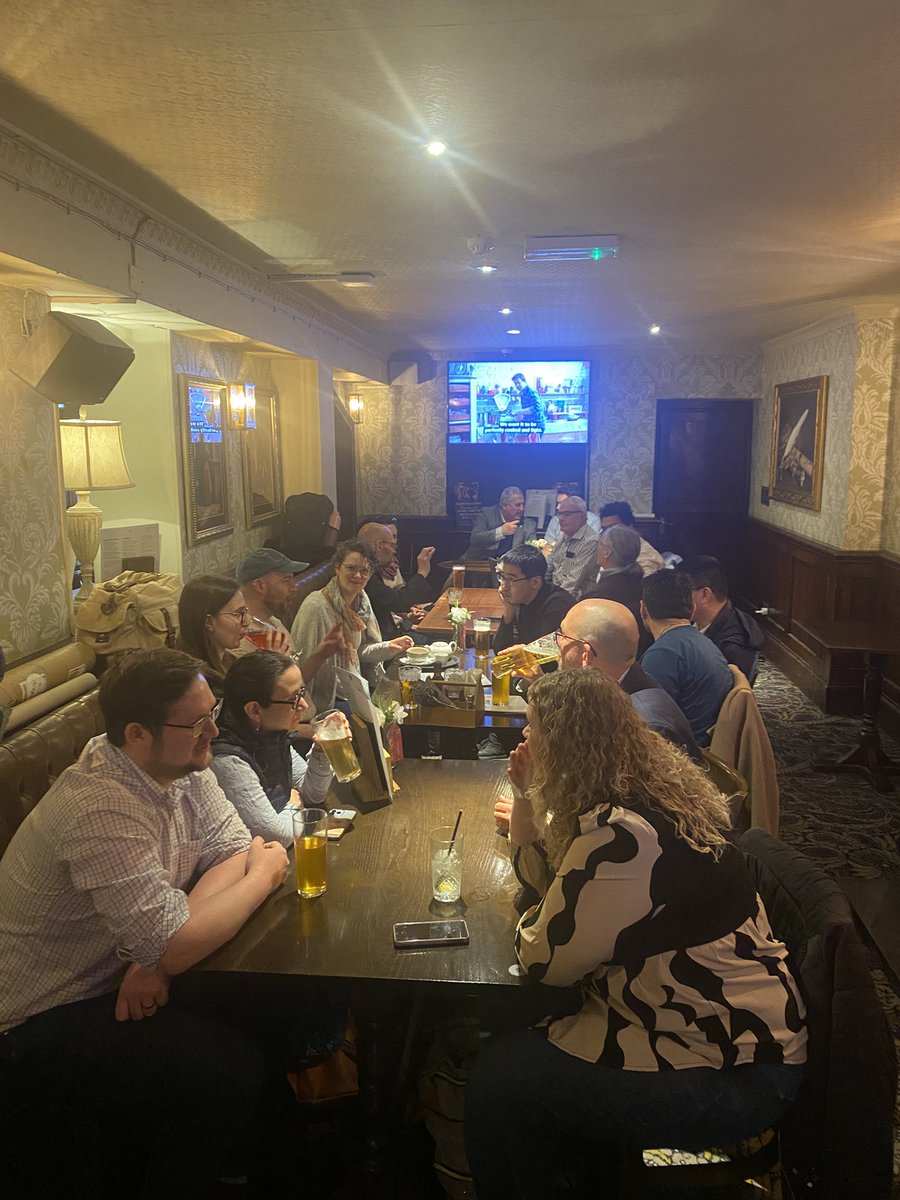 Cardiff_BSODR25's tweet image. Thanks to all who came to our conference yesterday! We ended a great day with a social trip to a local pub with some snacks! Thanks to the local organising committee (partially seen in the second photo) and the BSODR committee for their support! @BSODR_UK @CardiffDental
