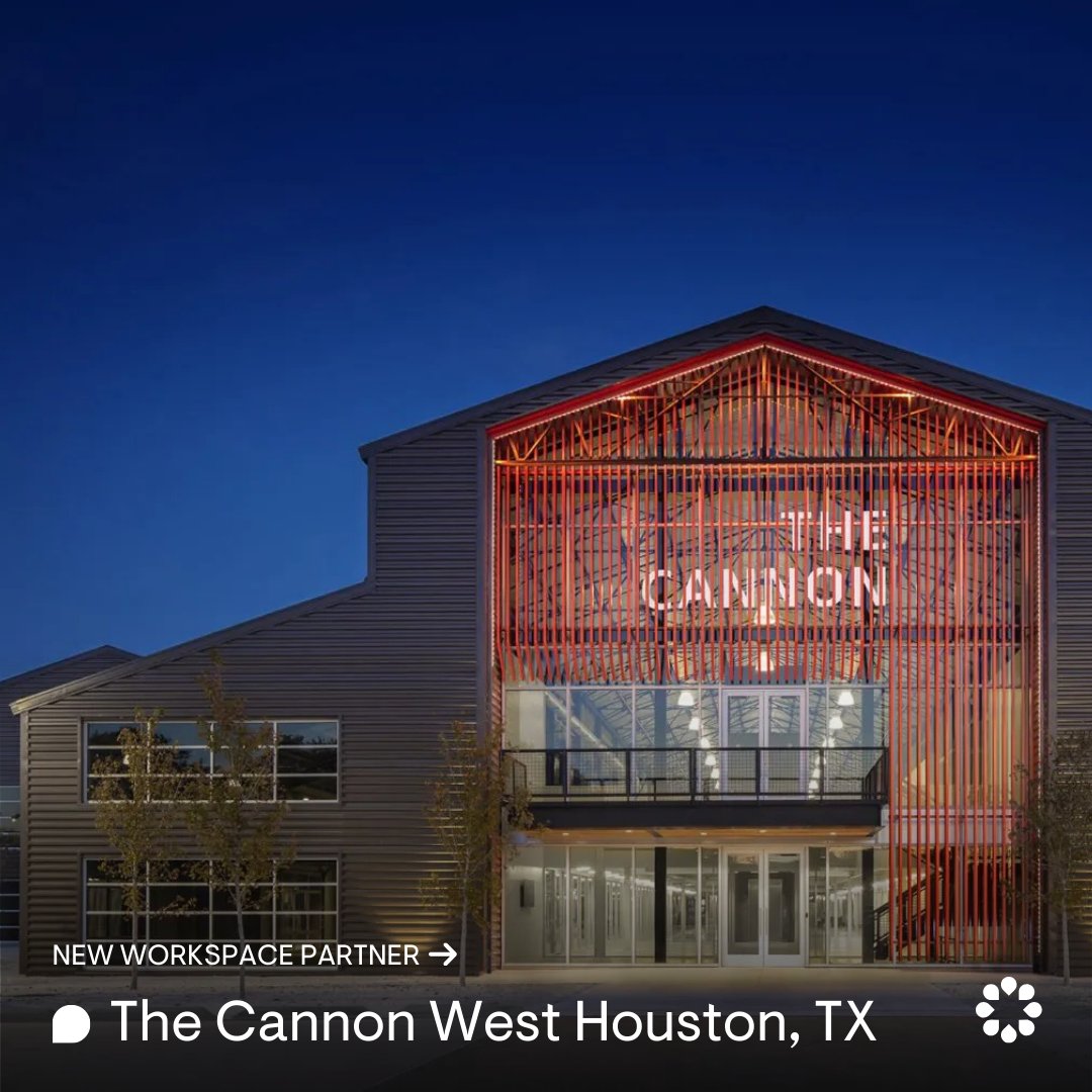 desanaHQ's tweet photo. Everything is certainly bigger and better in Texas - say hello to The Cannon West Houston, one of our newest workspace partners 🇺🇸

If you'd like to provide your employees with access to thousands of workspaces via Desana, book a call with our team 👉https://t.co/M25bvYruQy https://t.co/9hTLq6yArR