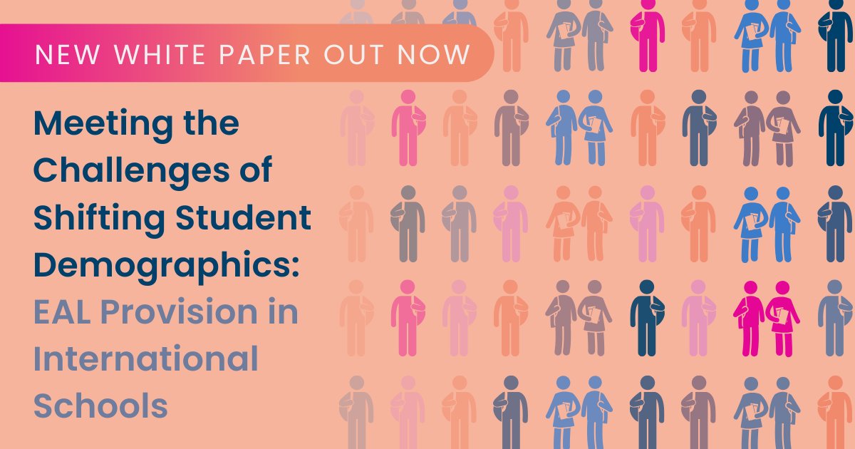 ISC_Research's tweet image. 📢 New White Paper!
Celebrate International Multilingualism Day with our latest release: "Meeting the Challenges of Shifting Student Demographics: EAL Provision in International Schools."
Download your free copy: ow.ly/RY6S50VjJkJ
#EALProvisions #intled