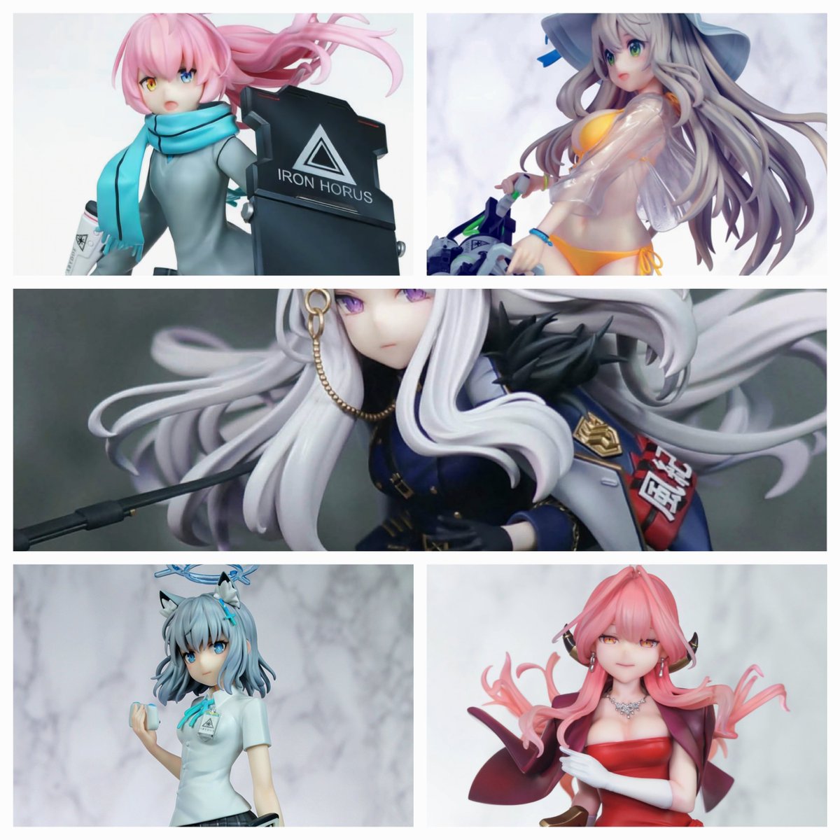 ガレージキット塗装完成品 jun Girl 24 ナツ となモ フィギュア