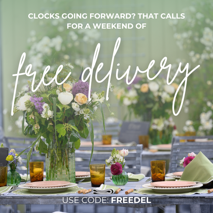 The clocks have gone forward and we’re giving you something extra too... free delivery on all orders over £100 this weekend! 🤩

Enjoy free delivery from today until Tuesday 1st April, as we welcome longer, brighter days.

harrodhorticultural.com/?utm_source=di…