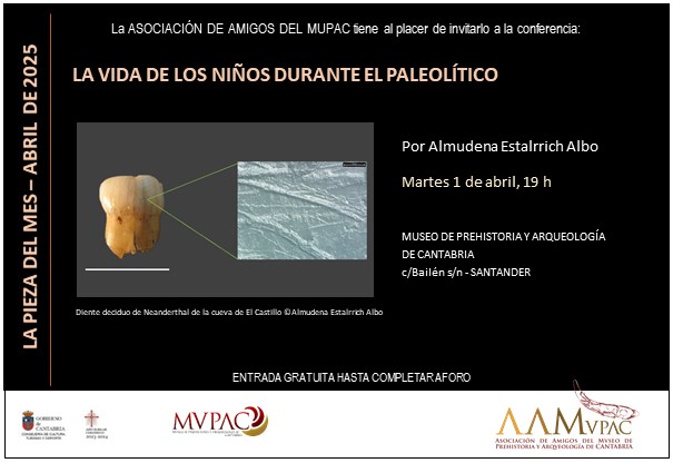 Amigos del MUPAC (@amigos_mupac) on Twitter photo Y no olvidéis que el próximo martes vuelve la pieza del mes con una interesantísima pieza aparecida en la Cueva del Castillo de la mano de <a href="/AEstalrrich/">Almudena Estalrrich, PhD</a> Y no olvidéis que el próximo martes vuelve la pieza del mes con una interesantísima pieza aparecida en la Cueva del Castillo de la mano de <a href="/AEstalrrich/">Almudena Estalrrich, PhD</a>