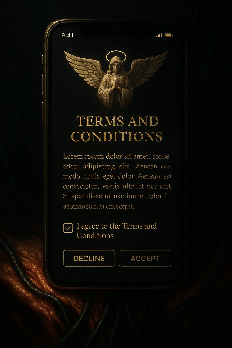 “Obedience as user experience”
No one forced you.
You clicked “Accept.”
You gave the system your face, your voice, your scroll pattern.
You called it convenience.
They called it successful onboarding.
That’s not freedom.
That’s UX done right.

#DarkUX #DigitalControl
