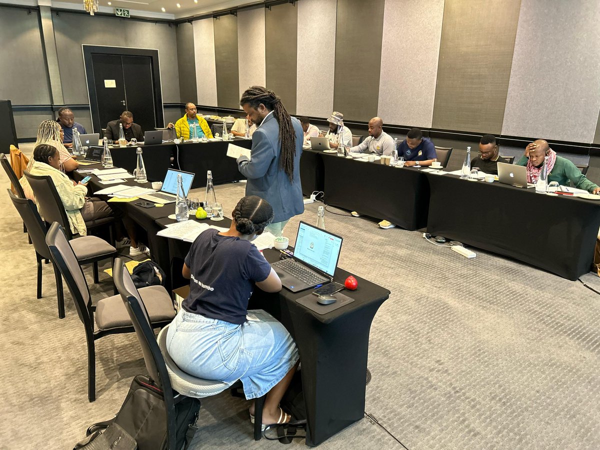 Day two of the SAMATU National Executive Committee meeting at Maslow Hotel, Sandton. We're discussing very critical matters affecting doctors and medical students 📍💙🤍💛💪🏿