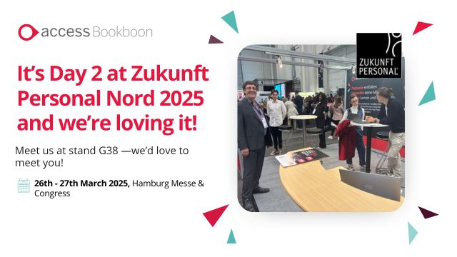 Access_ALC's tweet image. 🚨 It's the final day at Zukunft Personal Nord 2025 at Hamburg Messe &amp;amp; Congress! 

📍 Stop by Stand G38 to discover how Access Bookboon can supercharge your professional development! 

 #ZPN2025 #ZukunftPersonal #AccessLearning #EventDay