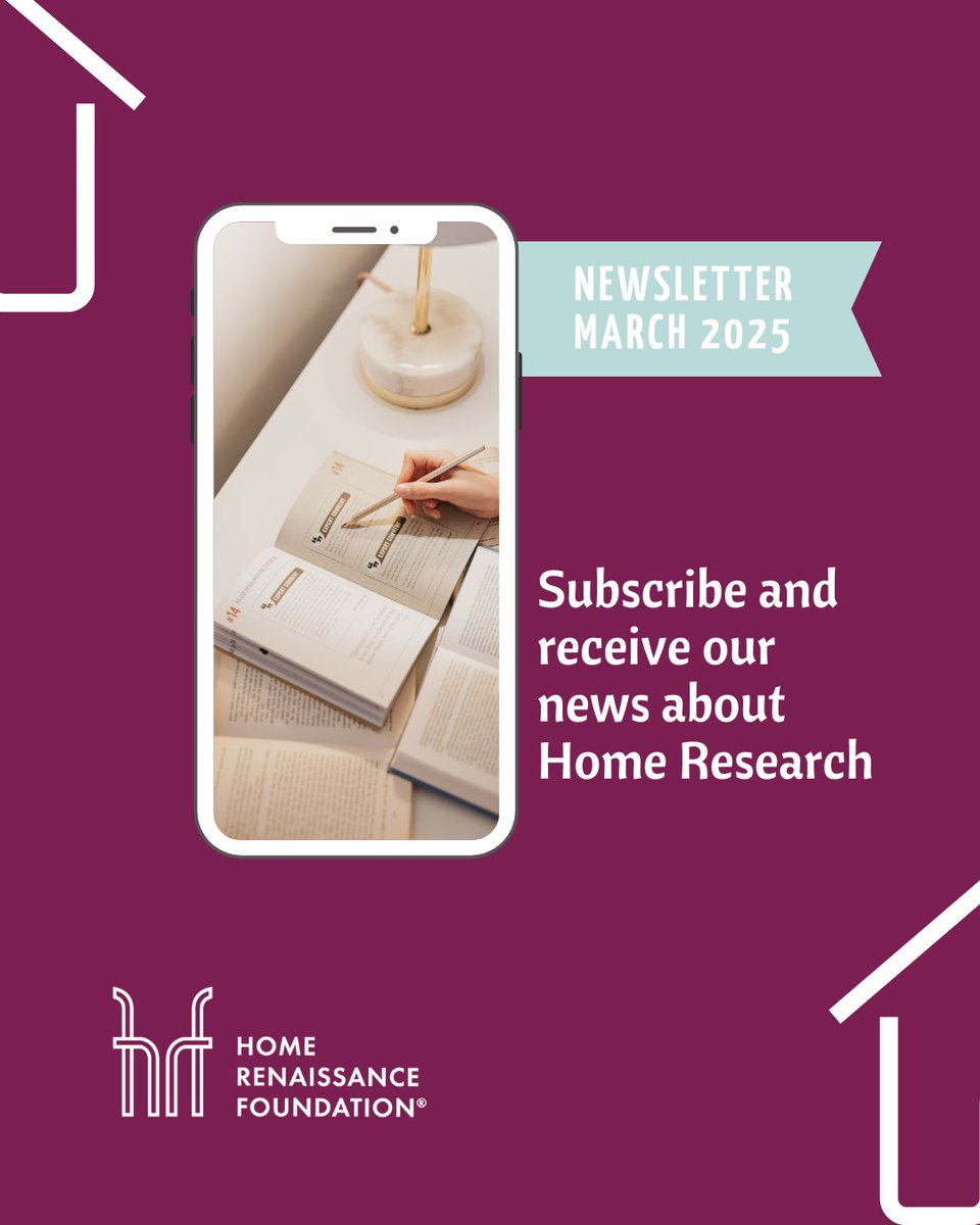 Our March newsletter is now in your inbox. If you haven't subscribed yet, please do so. 
Send an email to info@homerenaissancefoundation.org
Don't miss all the news about Home Research and our activities. 
homerenaissancefoundation.org/article/newsle…