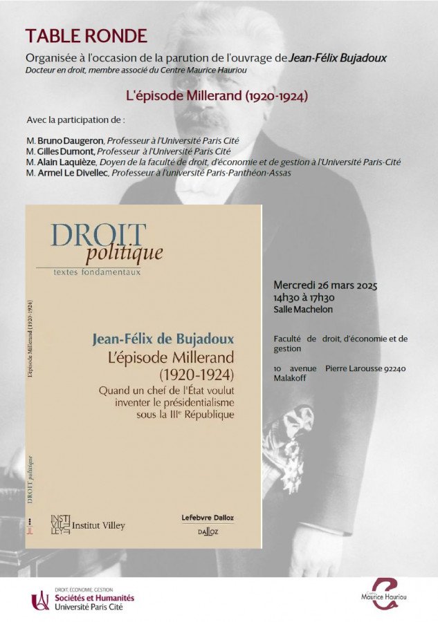 CMH (Centre Maurice Hauriou) tweet media