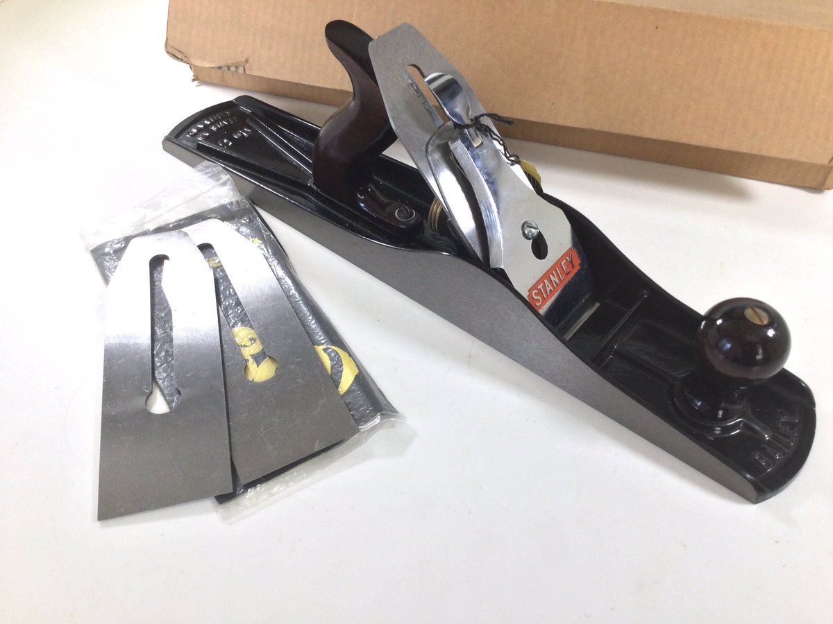 oldschooltools's tweet image. Find a nicer condition #STANLEY fore plane than this, it will last someone their working life. oldschooltools.co.uk/product/minty-… #woodworking #joinery #oldtools