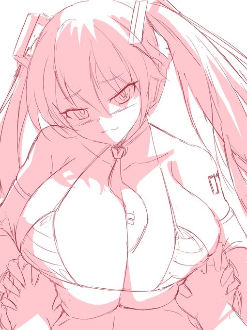 ちょっと意地悪そうなミクさん 