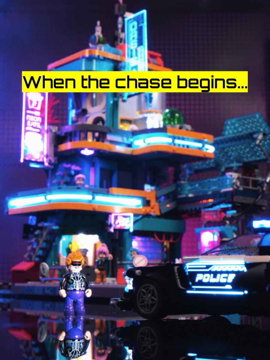 LUMIBRICKS_REAL's tweet image. In a cyberpunk city where shadows run deep and the neon never fades, FUNWHOLE light still burns bright.😃

#funwhole #bricks #toyblocks #neonlights  #cyberpunk #bladerunner #apartment #apt #neondistrict #game #tech #toys #moc #afol #afob