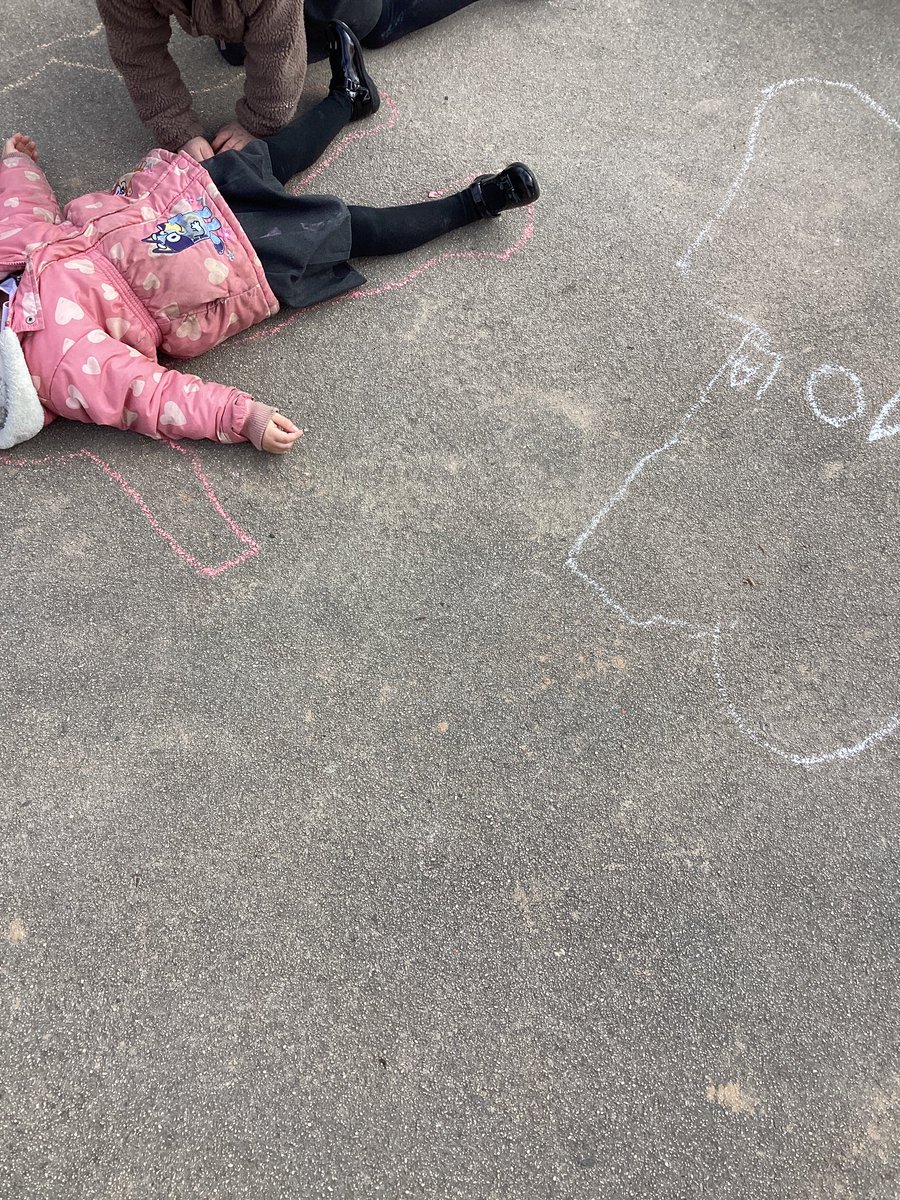 Nursery are deep into their learning about measuring. We are using new vocabulary to describe things being tall and short. Today we have discovered you can draw around your friends and measure them with lots of different equipment. #RPSYRN #WRM #mathsmastery