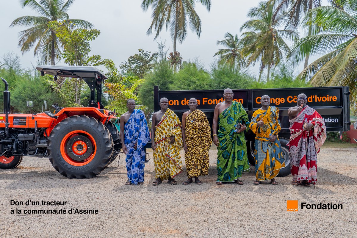 Protéger nos plages, c’est préserver notre avenir. 🌊✨ La Fondation Orange CI soutient l’ONG ADAM avec un tracteur pour faciliter le ramassage d'ordures sur les plages. Retour en images sur cette belle initiative ! 
Découvrez toutes nos actions ici 👉🏾 fondation.orange.ci
