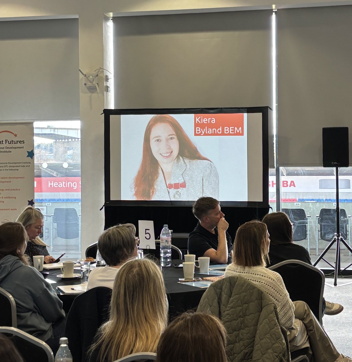 BrightFuturesET's tweet image. A brilliant opening keynote from the inspirational Gold Medalist &amp;amp; athlete Kiera Byland talking about her journey and the power of possible! ⭐️🚴🏊‍♀️
#BFInnovateEd #SENDConference