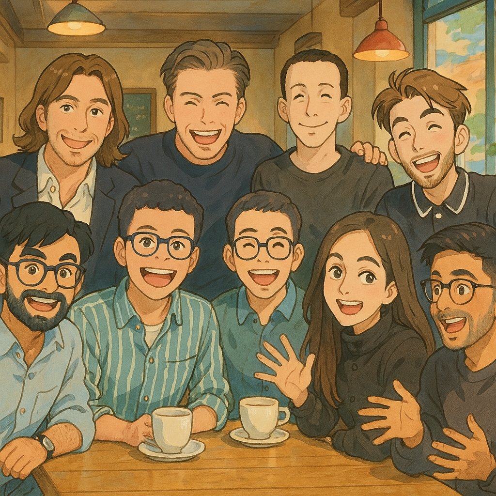Manifesting the whole <a href="/Tokeo_io/">Tokeo</a> team getting together in person one day

For now, it'll have to be via Chat GPT in Miyazaki's art style 😅