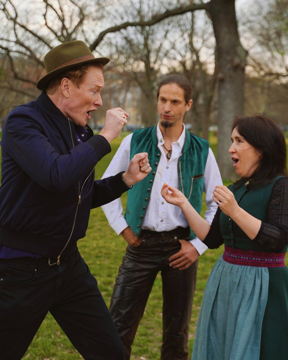 ConanOBrien's tweet image. .@KendrickLamar and @Drake may have rap beef, but nothing touches the intensity of old school yodel beef. #ConanOBrienMustGo