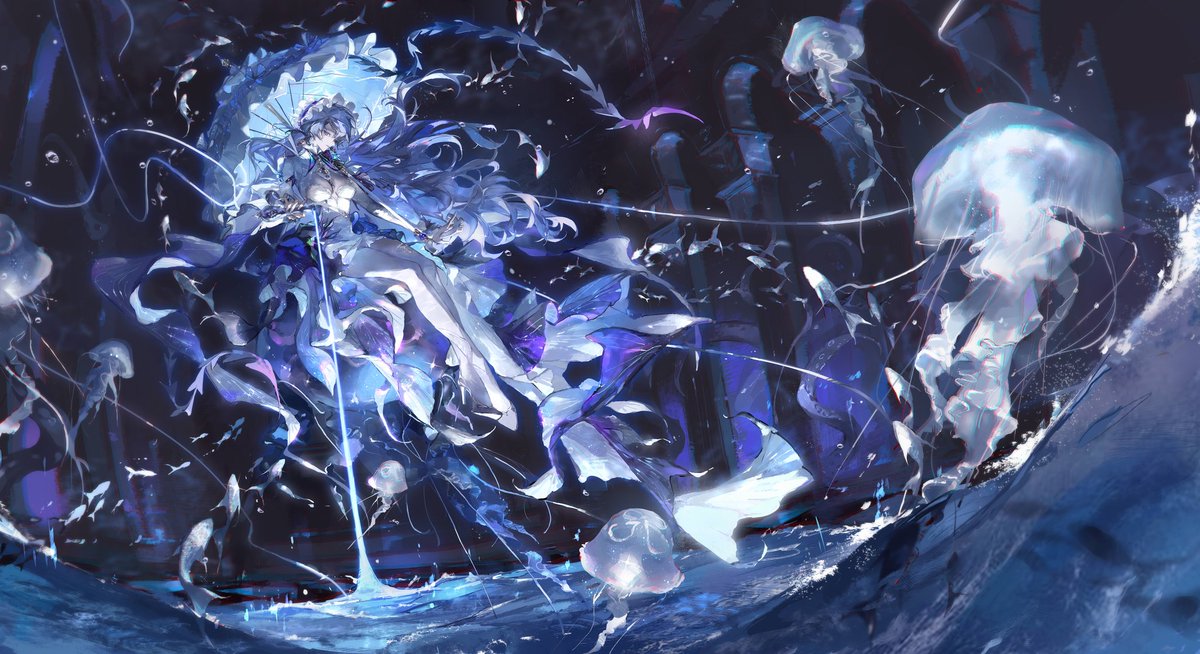 sevenotsu's tweet image. #WutheringWaves 
#Wuwafanart 
#Cantarella
🔹🔷🔹🔷🔹🔷🔹