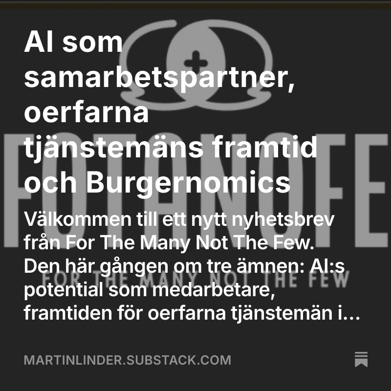 AI:s potential som medarbetare, framtiden för oerfarna tjänstemän i arbetslivet och en oväntad nötfärsdebatt med Trump i centrum.

Hur ser du på AI som en kollega i ditt arbete? Och hur kan vi säkra plats för Generation Z i framtiden?

Välkommen till ett nytt nyhetsbrev från For