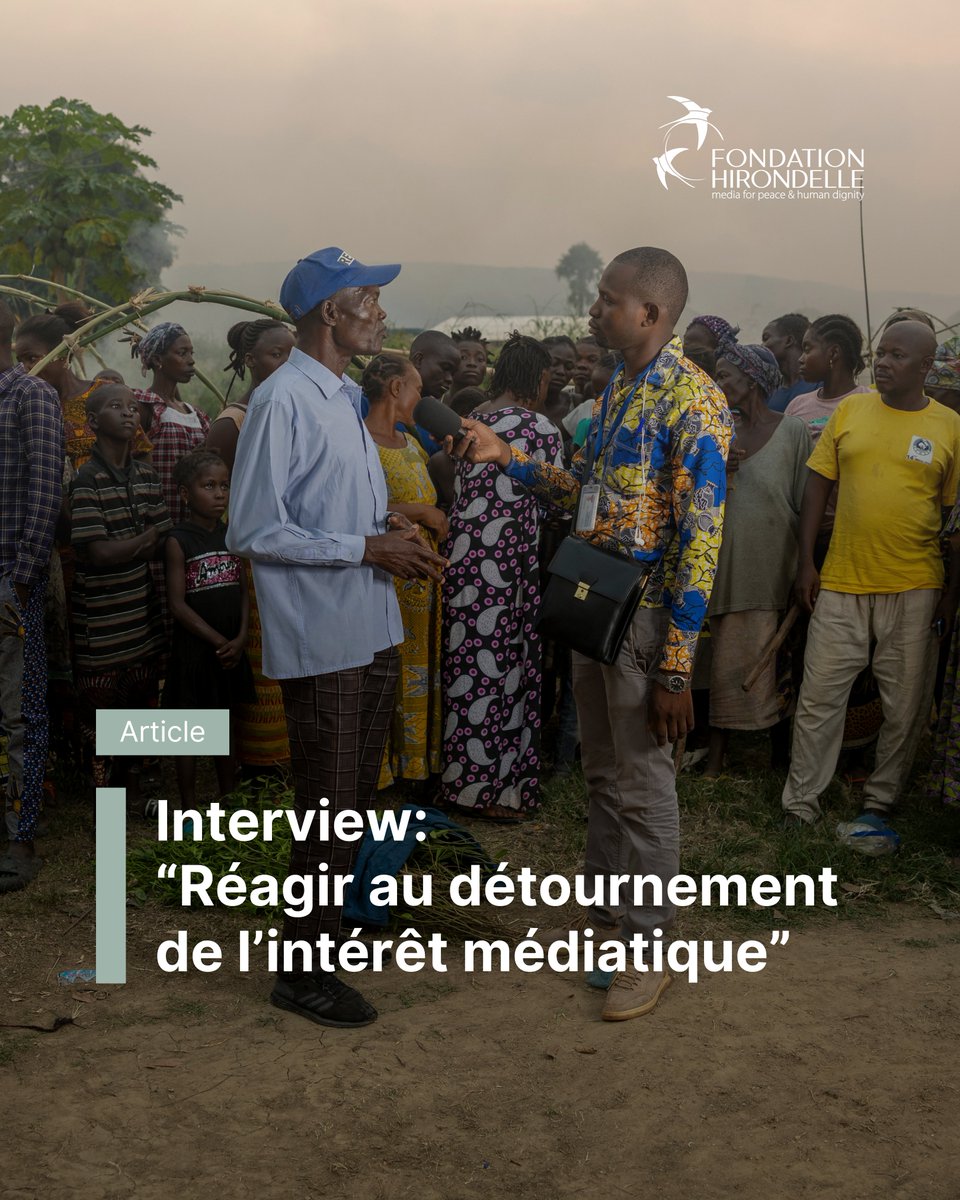 📰Dans un entretien publié dans le magazine “à propos” de <a href="/PlattformKOFF/">KOFF</a>, Nicolas Boissez, directeur des opérations de la Fondation Hirondelle, revient sur les défis que rencontrent les zones de conflits dites « oubliées ».

👉 Une interview à lire ici : bit.ly/4lhWK0W