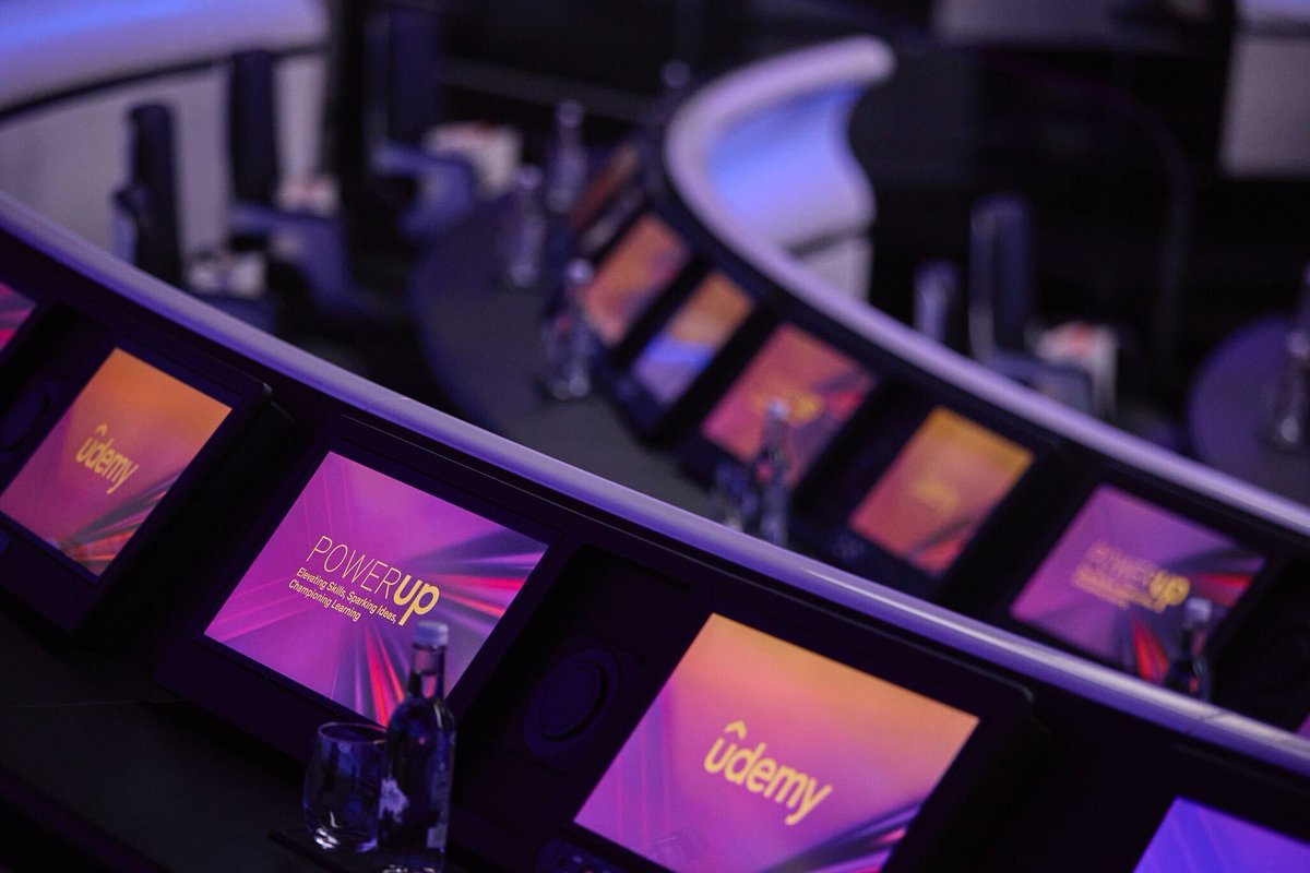 Reporting live from #UdemyPowerUp 2025 at the McLaren Thought Leadership Centre in Woking, London! 📍

Keep up with the action on our Instagram story (<a href="/udemy/">Udemy</a>) for live updates.